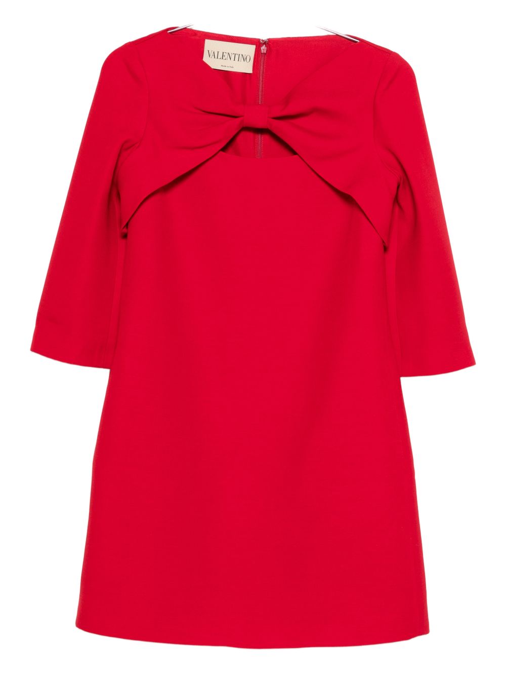 Valentino Wool and silk mini dress