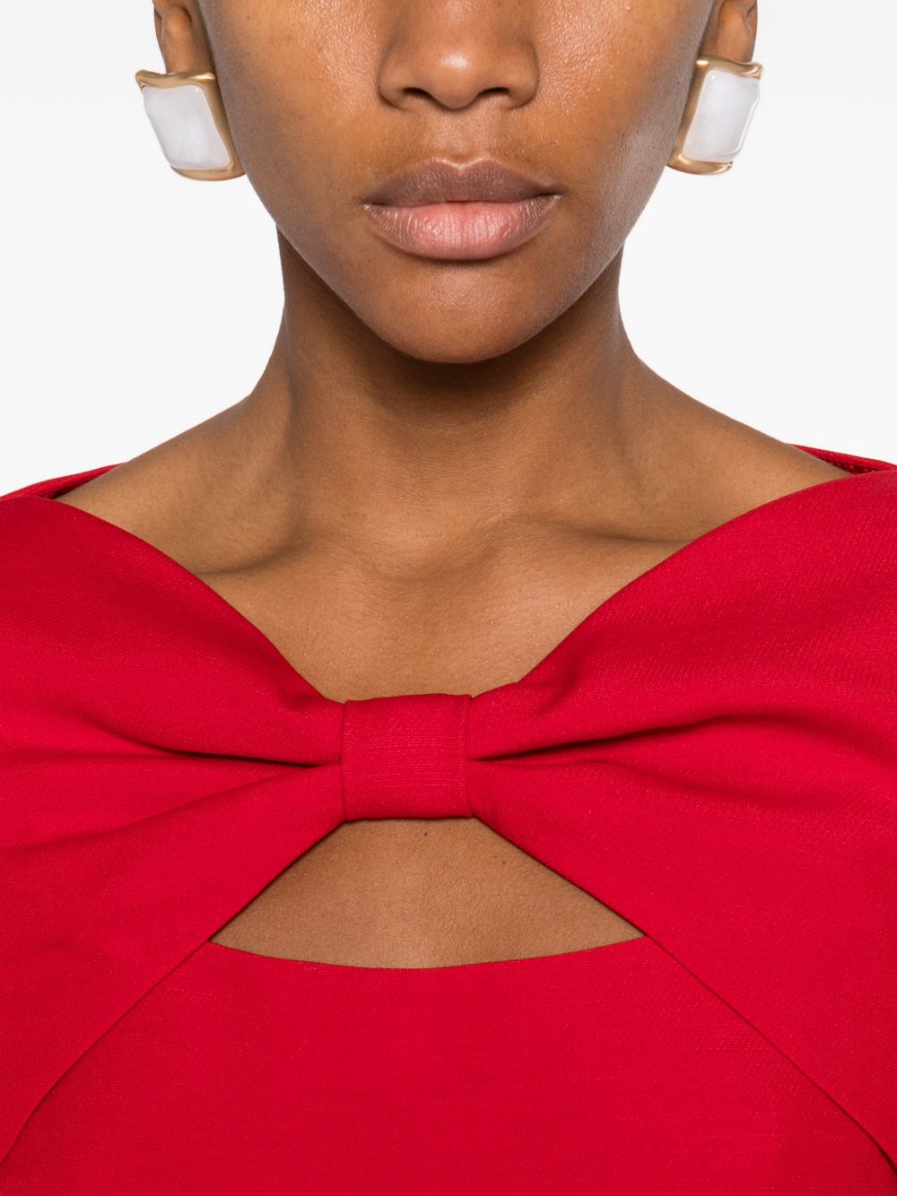 Valentino Wool and silk mini dress