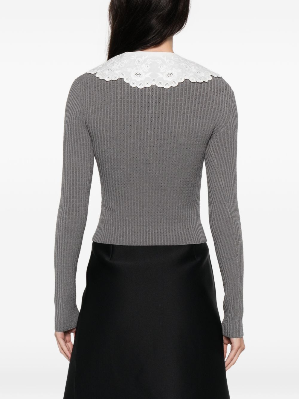 Self-Portrait Collar-detail sweater
