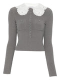 Self-Portrait Collar-detail sweater