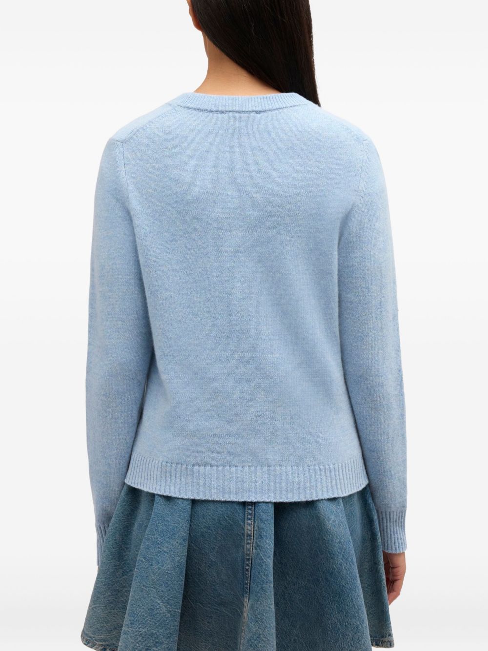 Ganni Wool crewneck sweater