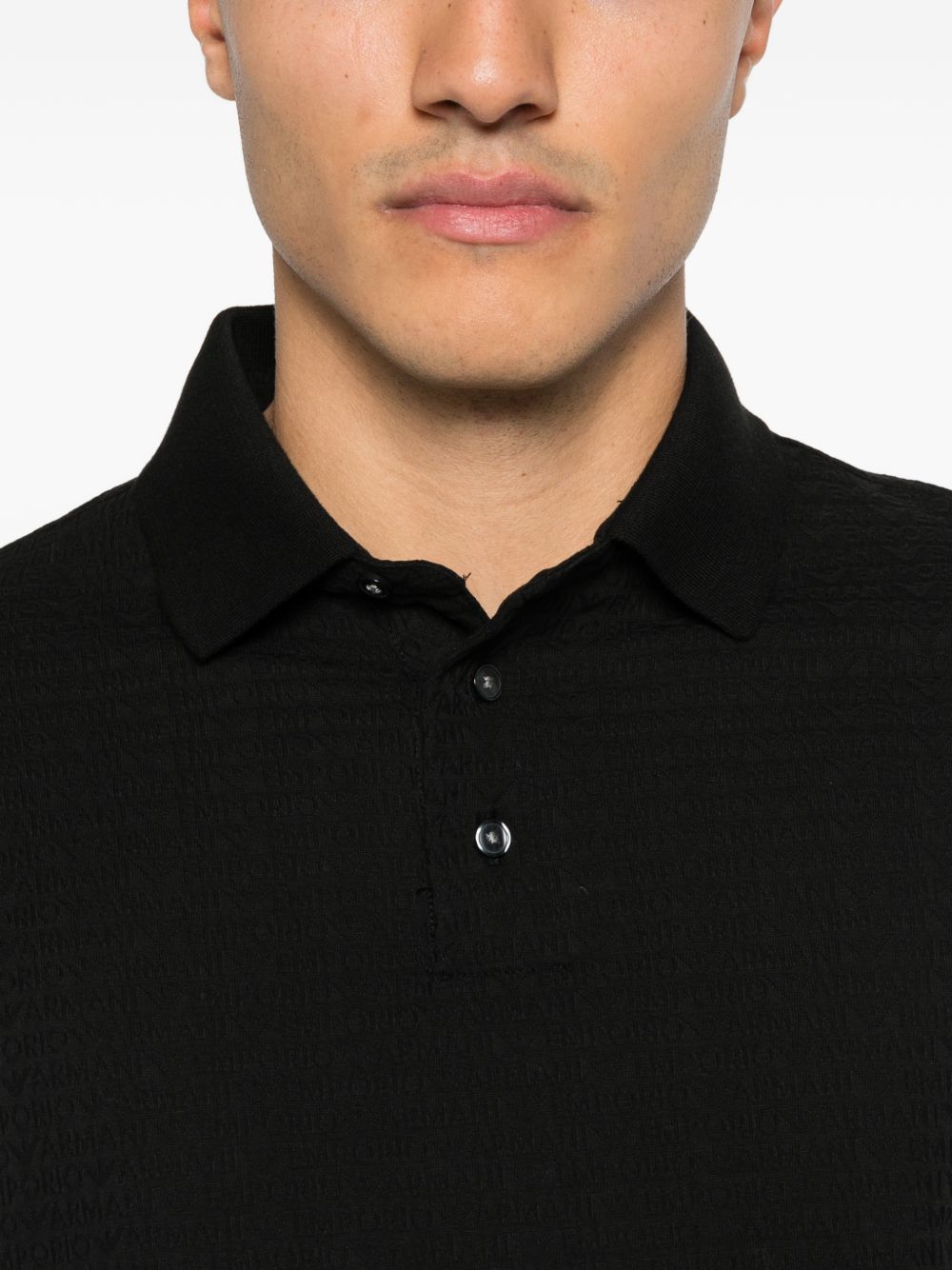 Emporio Armani Logo cotton polo shirt