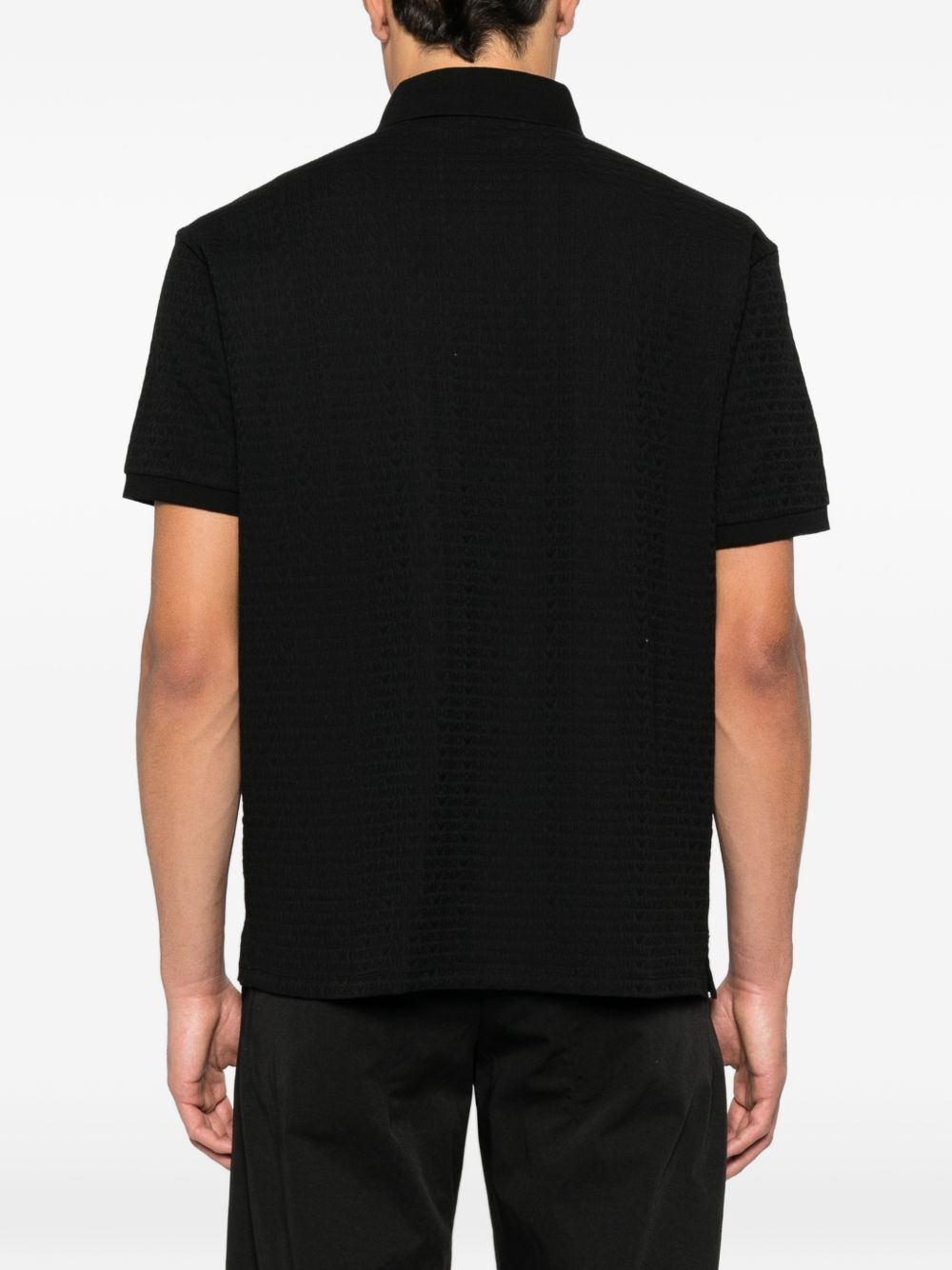 Emporio Armani Logo cotton polo shirt
