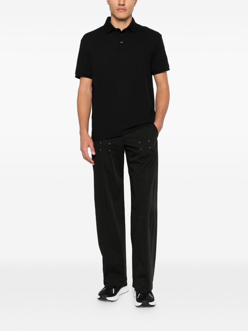 Emporio Armani Logo cotton polo shirt