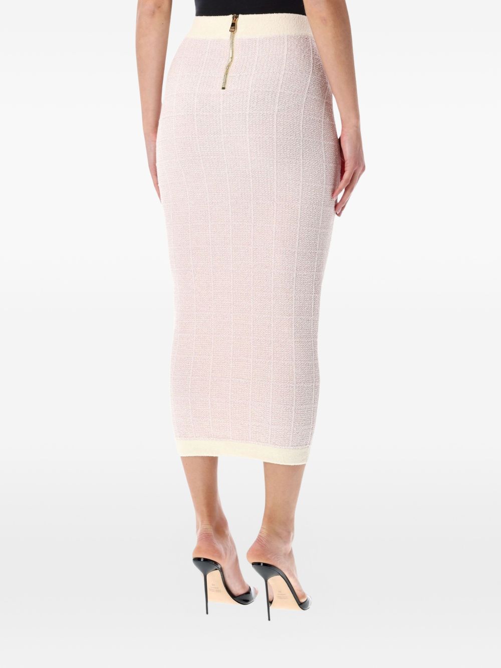 Balmain Tweed long skirt