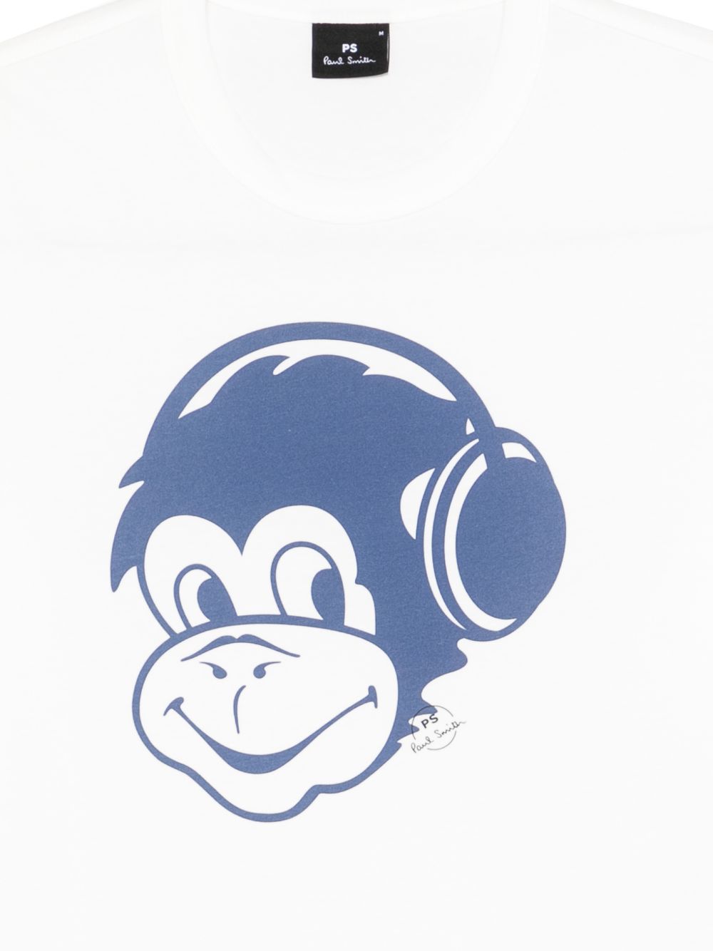 Ps By Paul Smith Monkey Headphone cotton t-shirt
