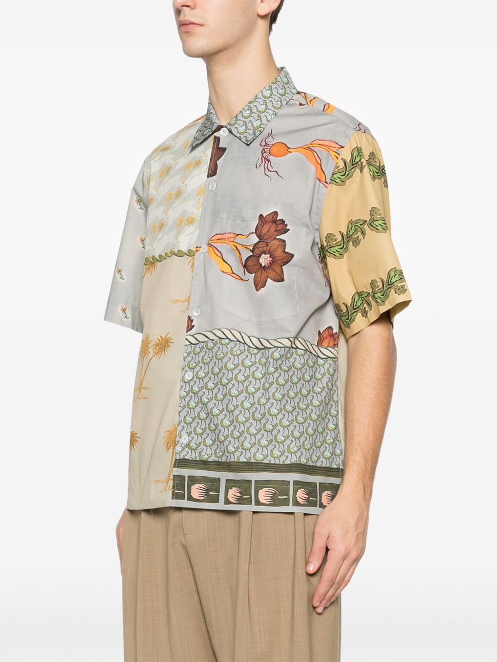 Paul Smith Printed cotton shirt