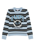 Ganni Wool crewneck sweater