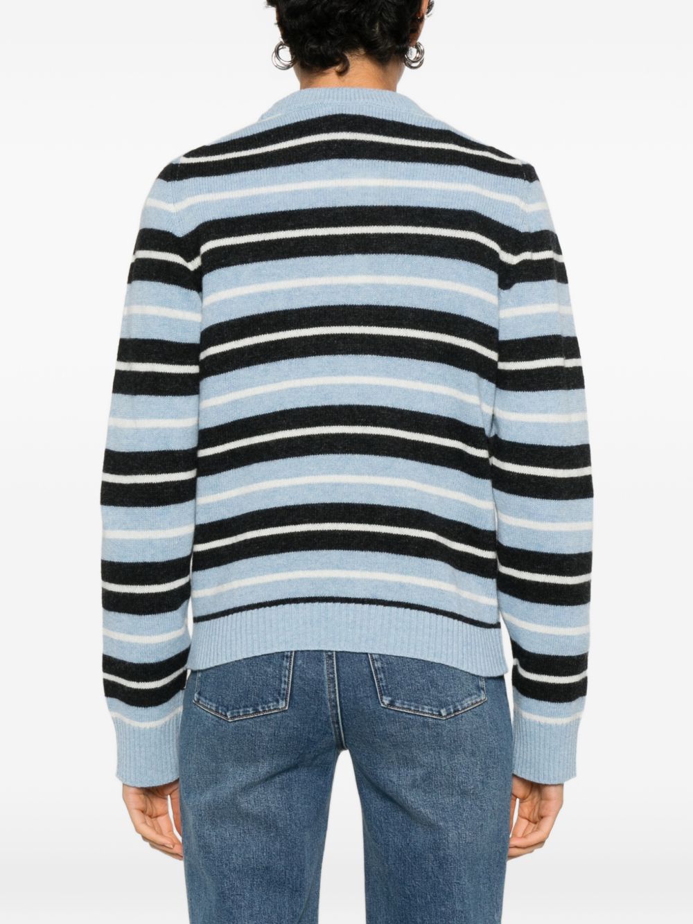 Ganni Wool crewneck sweater