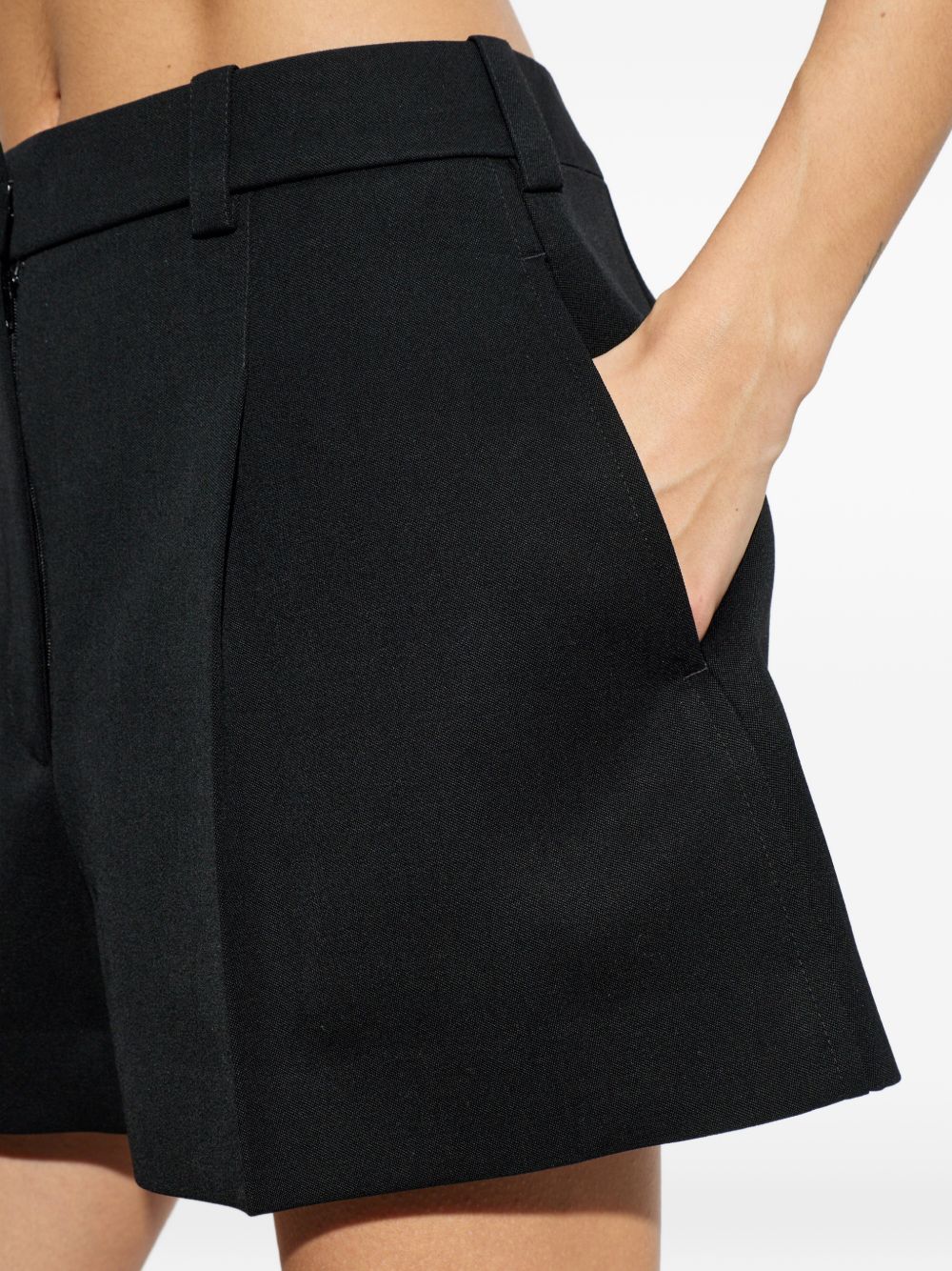 Givenchy Wool pleated shorts