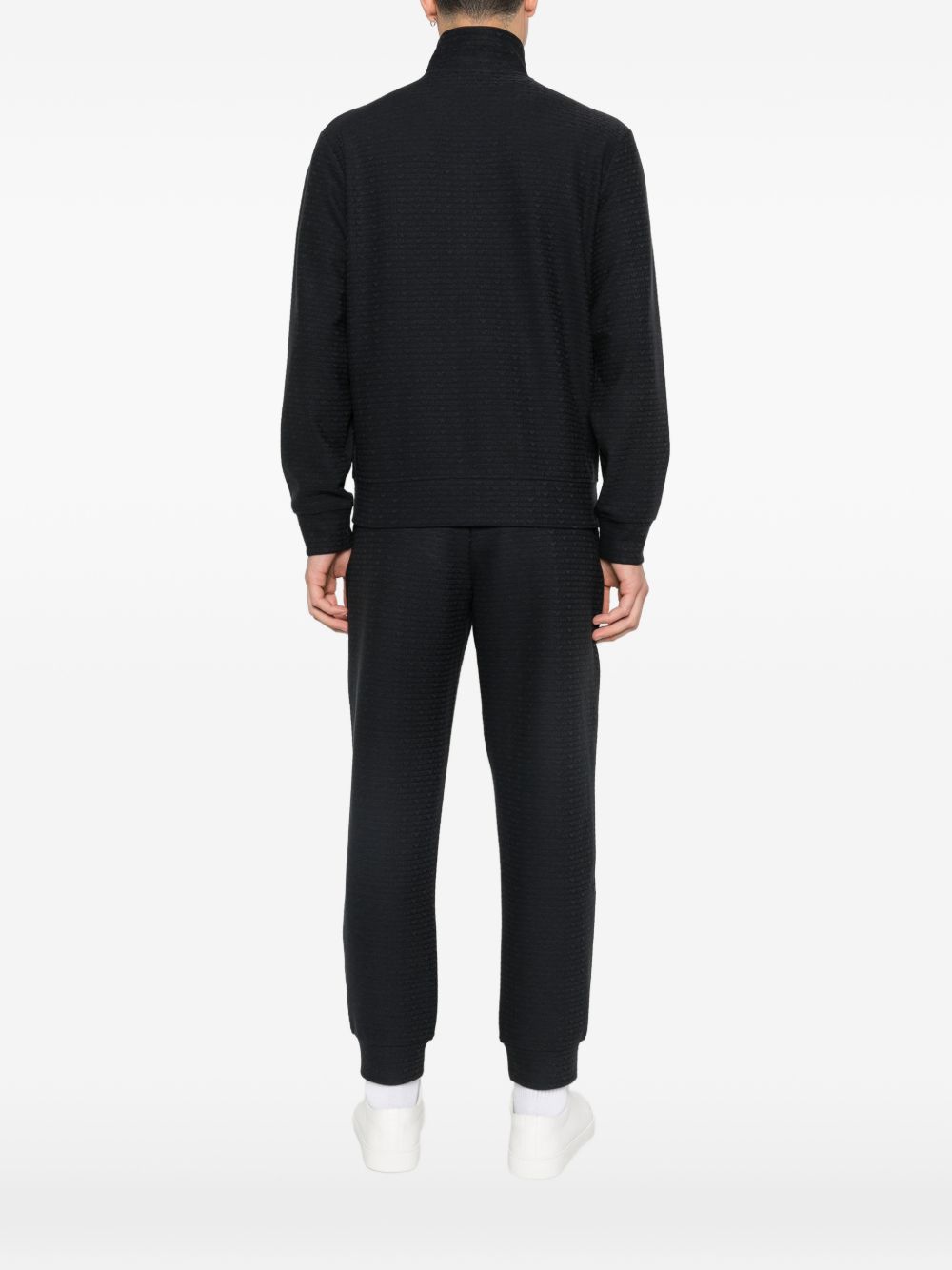 Emporio Armani Cotton blend zipped sweatshirt