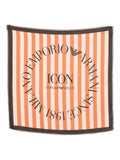 Emporio Armani Icon Print Pure Silk Foulard