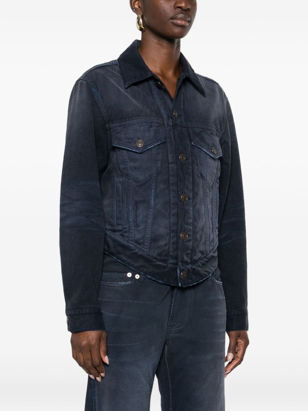 Balenciaga Curved Waistband Jacket