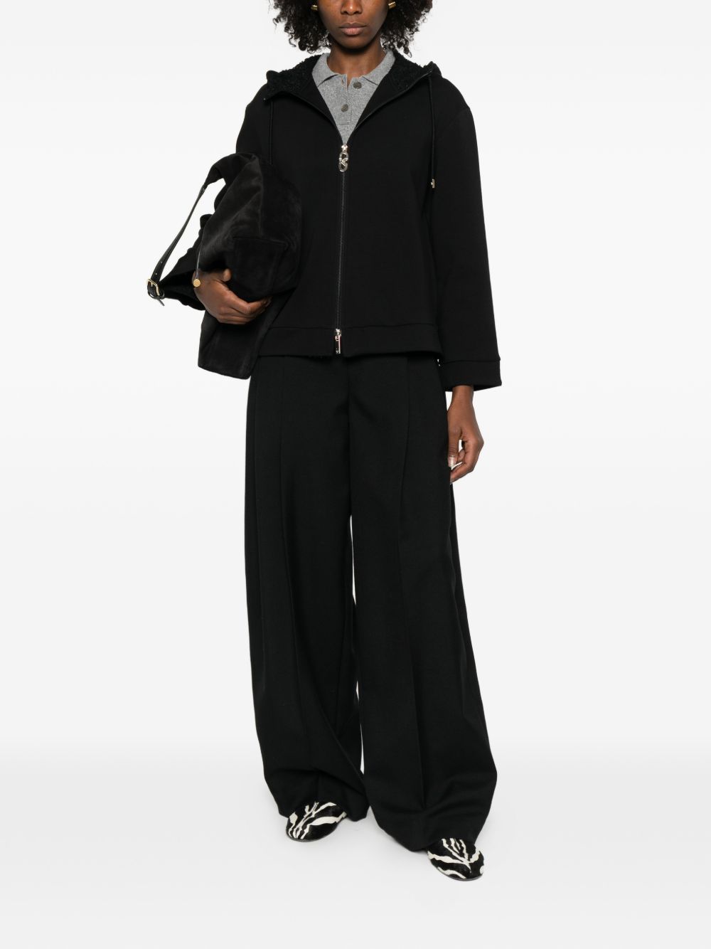 Emporio Armani Cotton blouson jacket