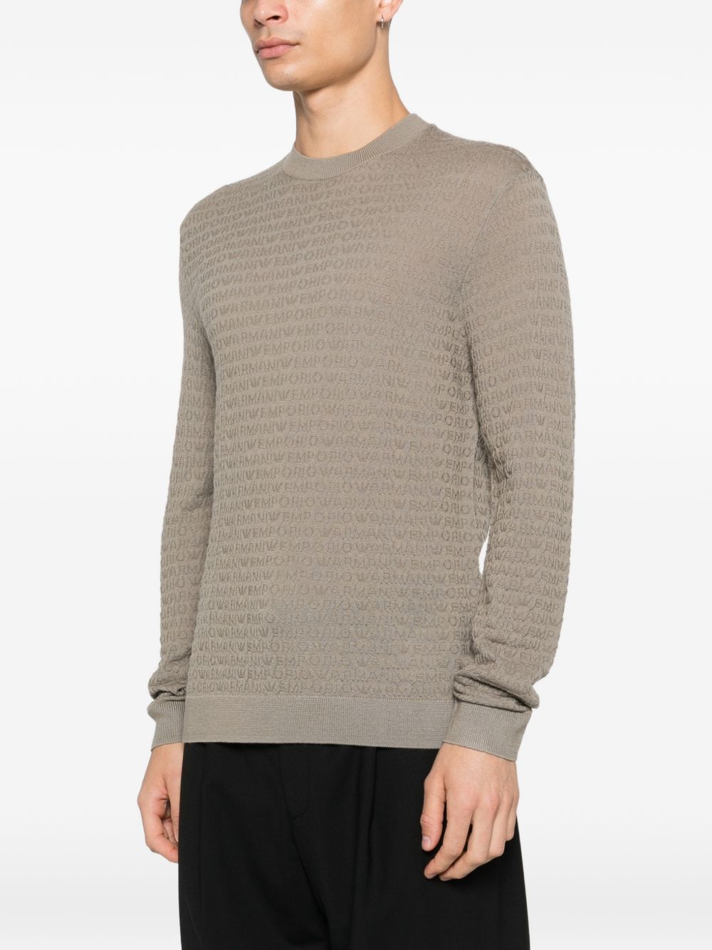 Emporio Armani Wool crewneck sweater
