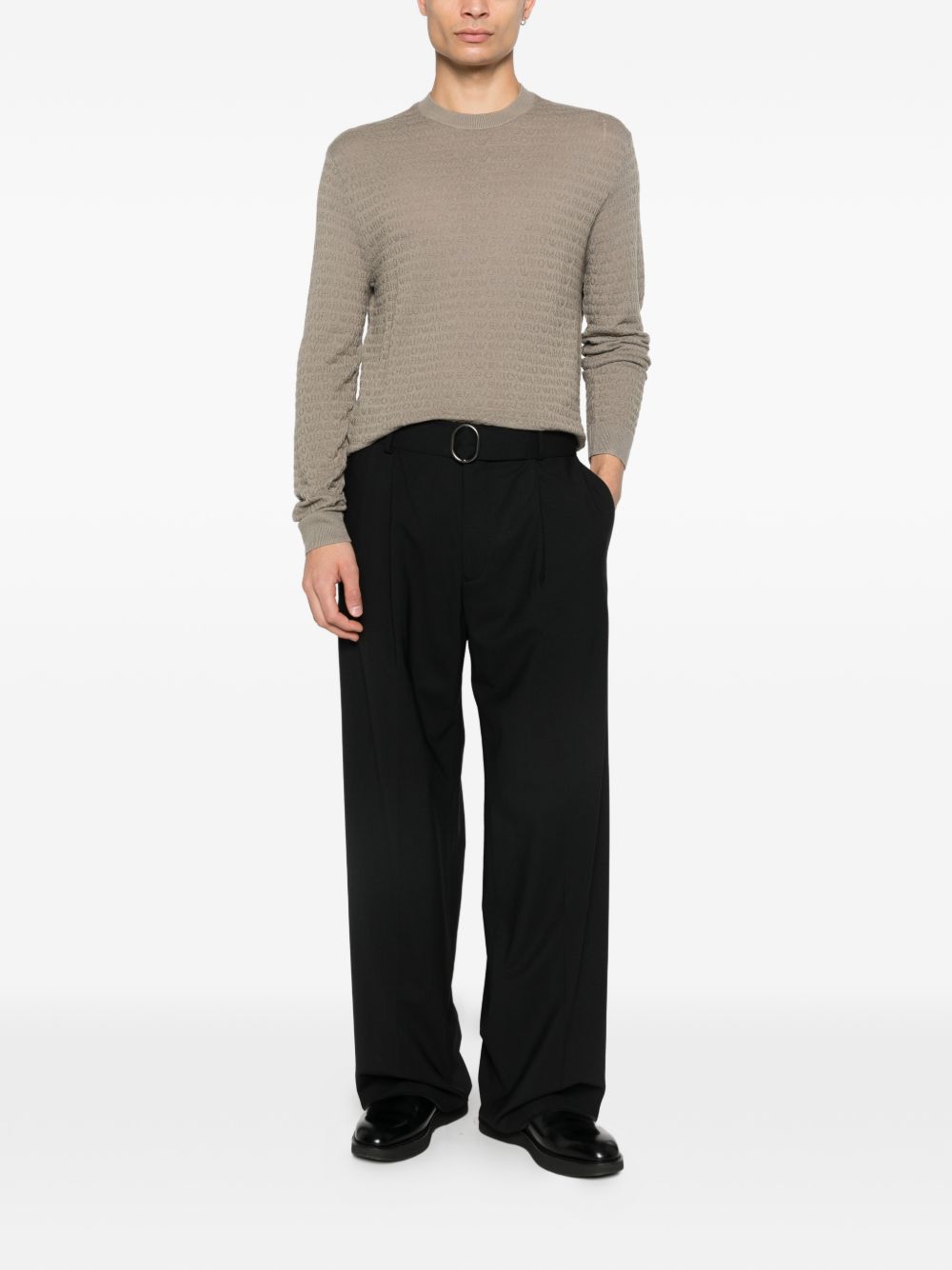 Emporio Armani Wool crewneck sweater