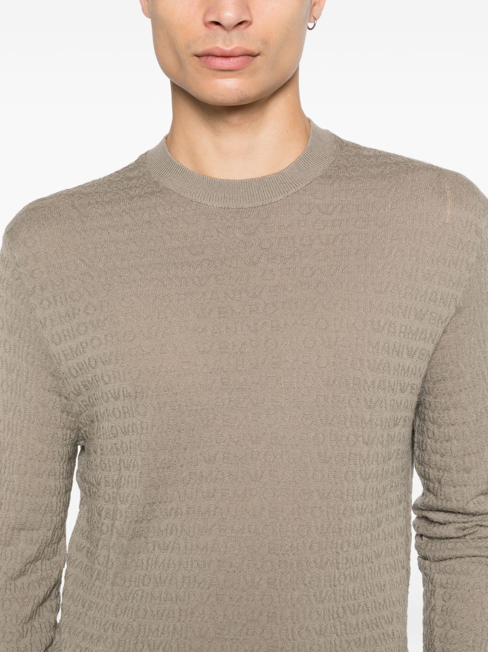 Emporio Armani Wool crewneck sweater