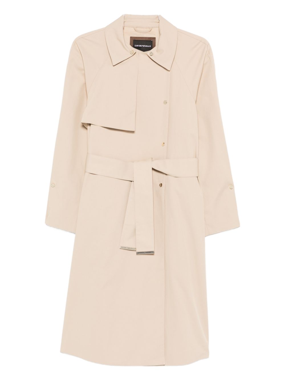 Emporio Armani Cotton blend trench coat