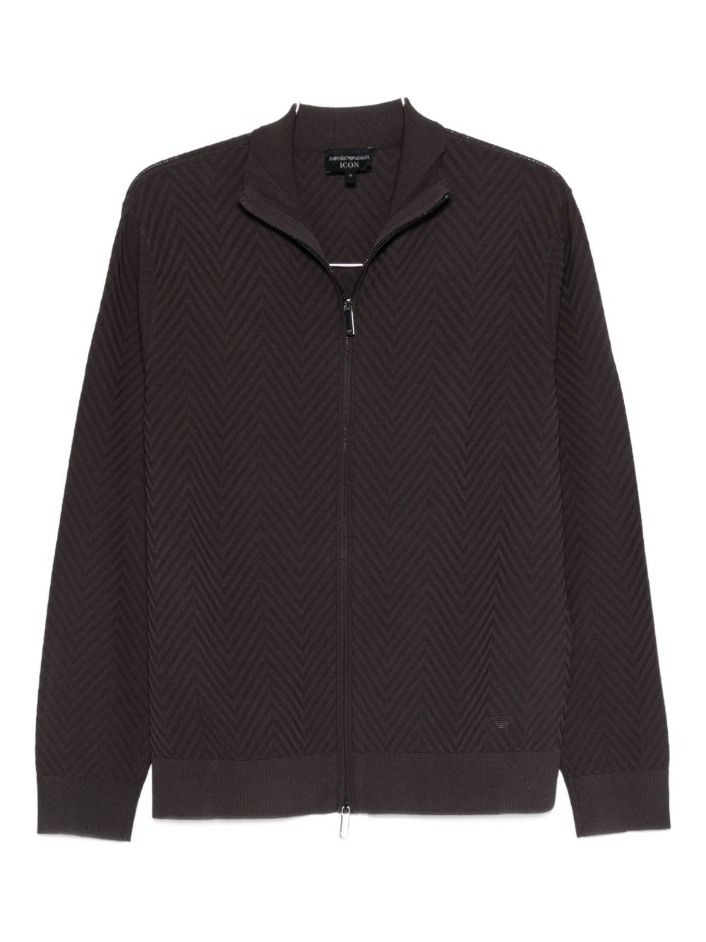 Emporio Armani Chevron cardigan