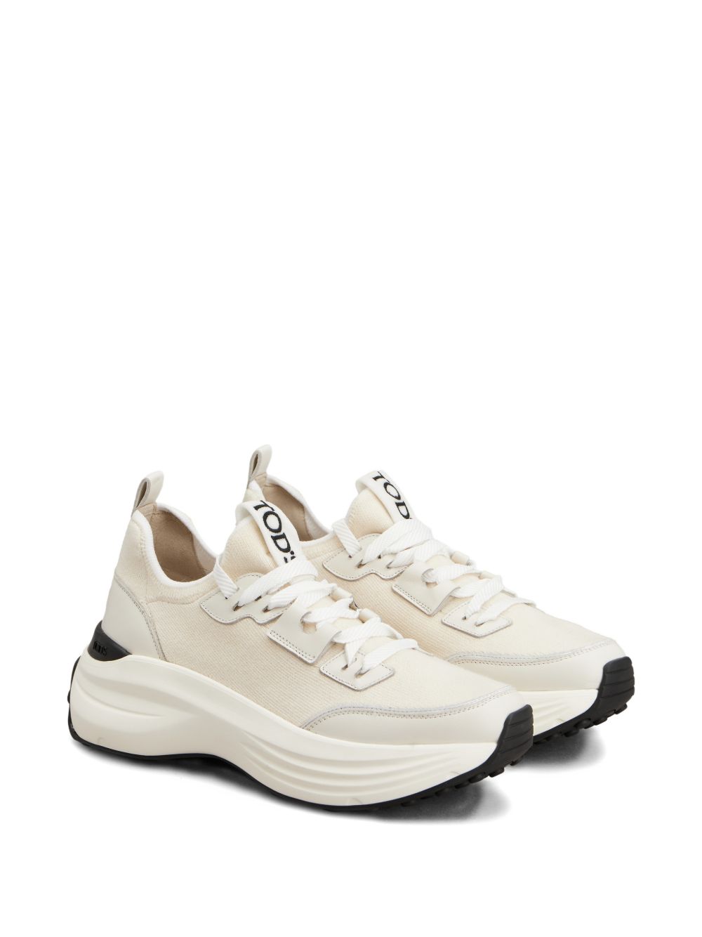 Tod'S Fabric and Leather Sneakers
