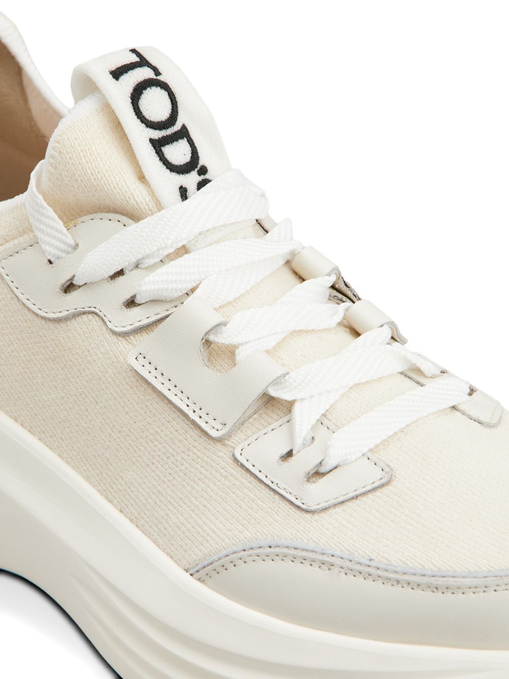 Tod'S Fabric and Leather Sneakers