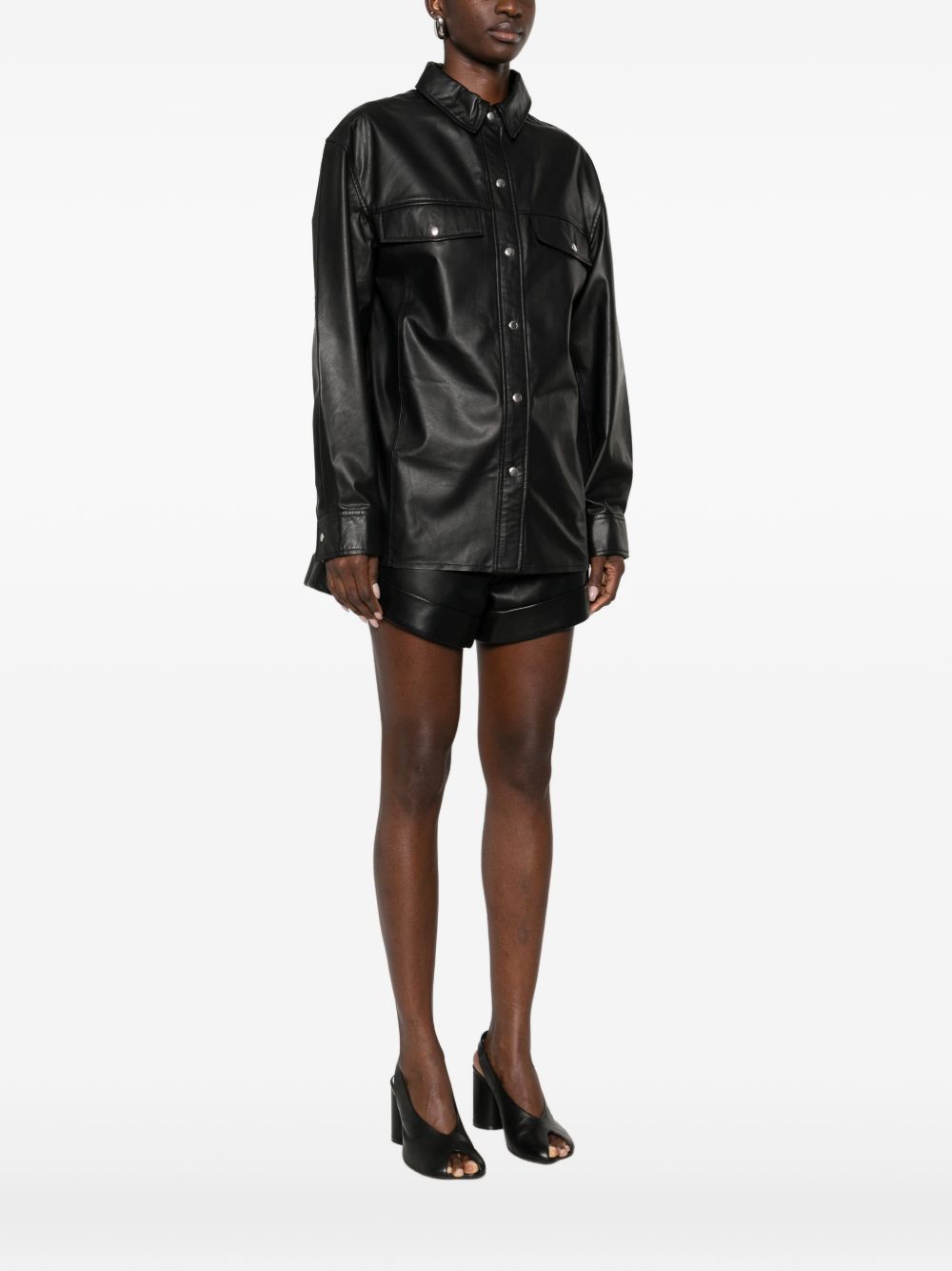 Iro Cabana leather shirt
