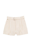 Iro Anemone striped cotton shorts