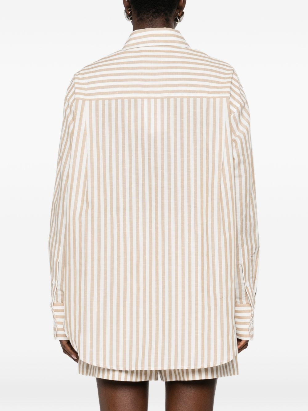 Iro Azaloa striped cotton blouse