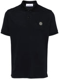 Stone Island Logo cotton polo shirt