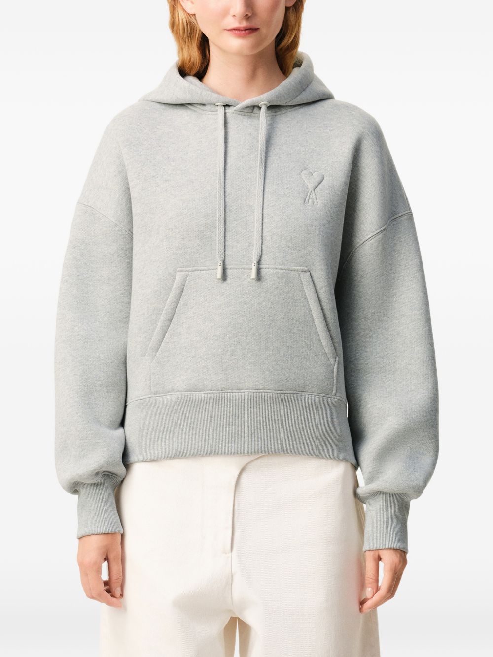 Ami Paris Ami De Coeur cotton hoodie