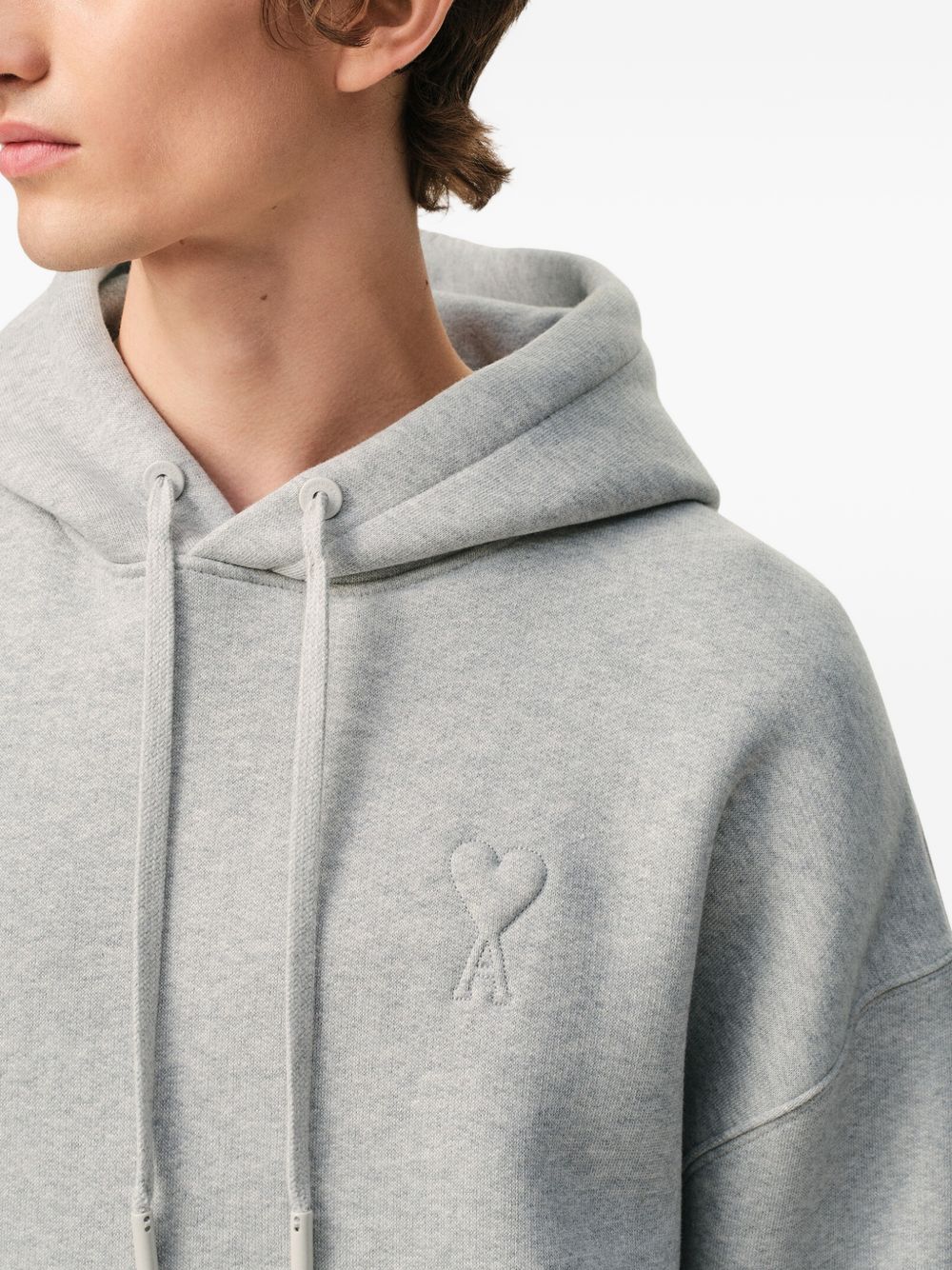 Ami Paris Ami De Coeur cotton hoodie