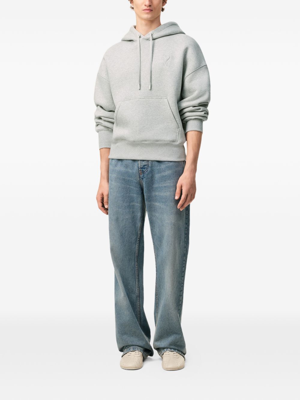 Ami Paris Ami De Coeur cotton hoodie