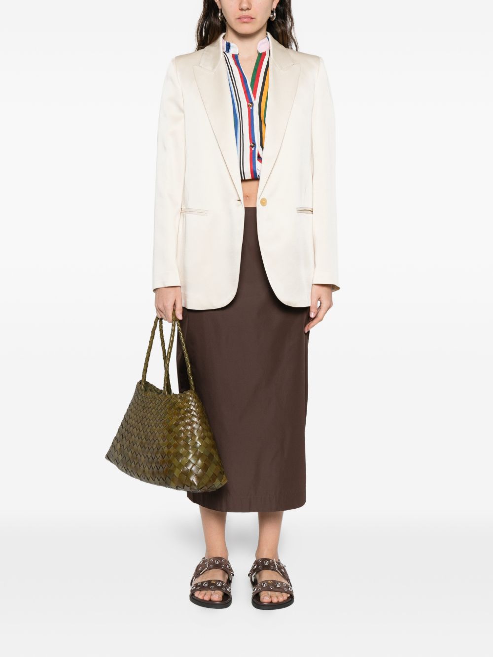 Forte Forte Single-breasted blazer jacket