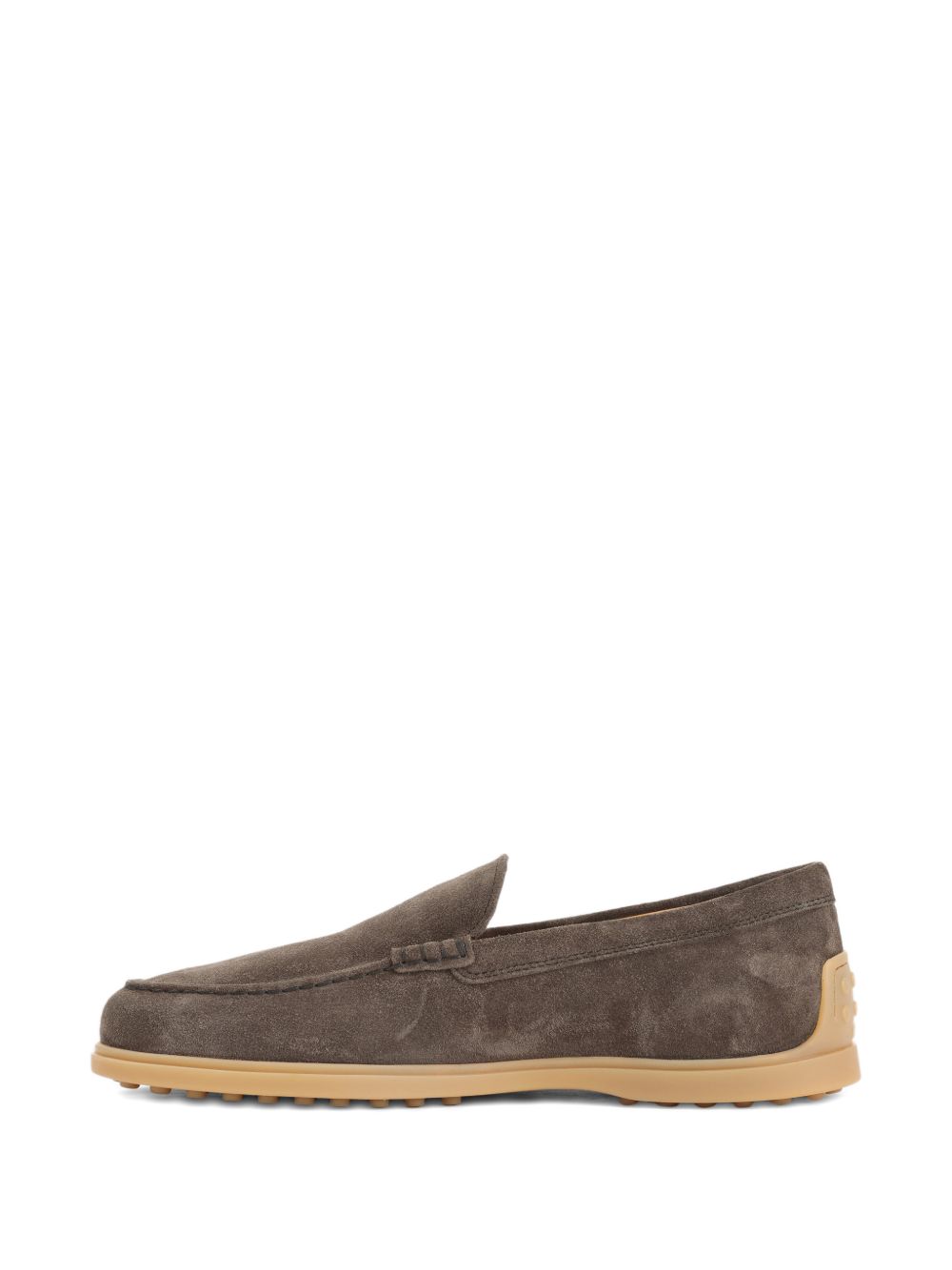 Tod'S Brown Suede Leather Loafers