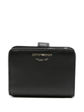 Emporio Armani Tumbled-Leather Bi-Fold Wallet