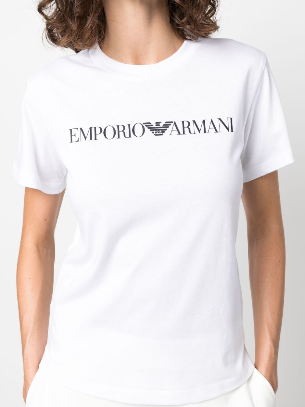 Emporio Armani Logo cotton t-shirt