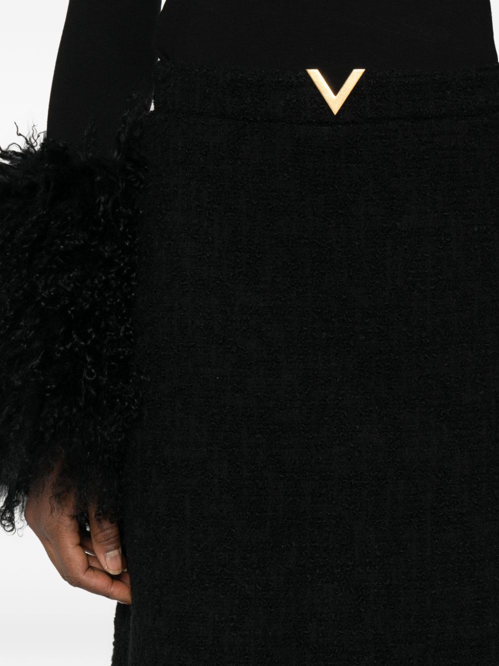 Valentino VLogo Signature wool skirt