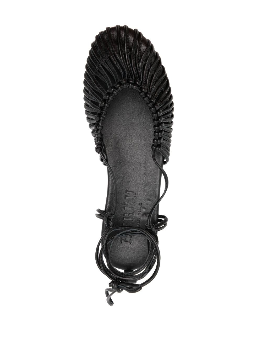 Hereu Mantera knotted leather sandal