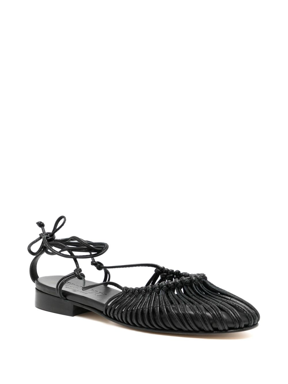 Hereu Mantera knotted leather sandal