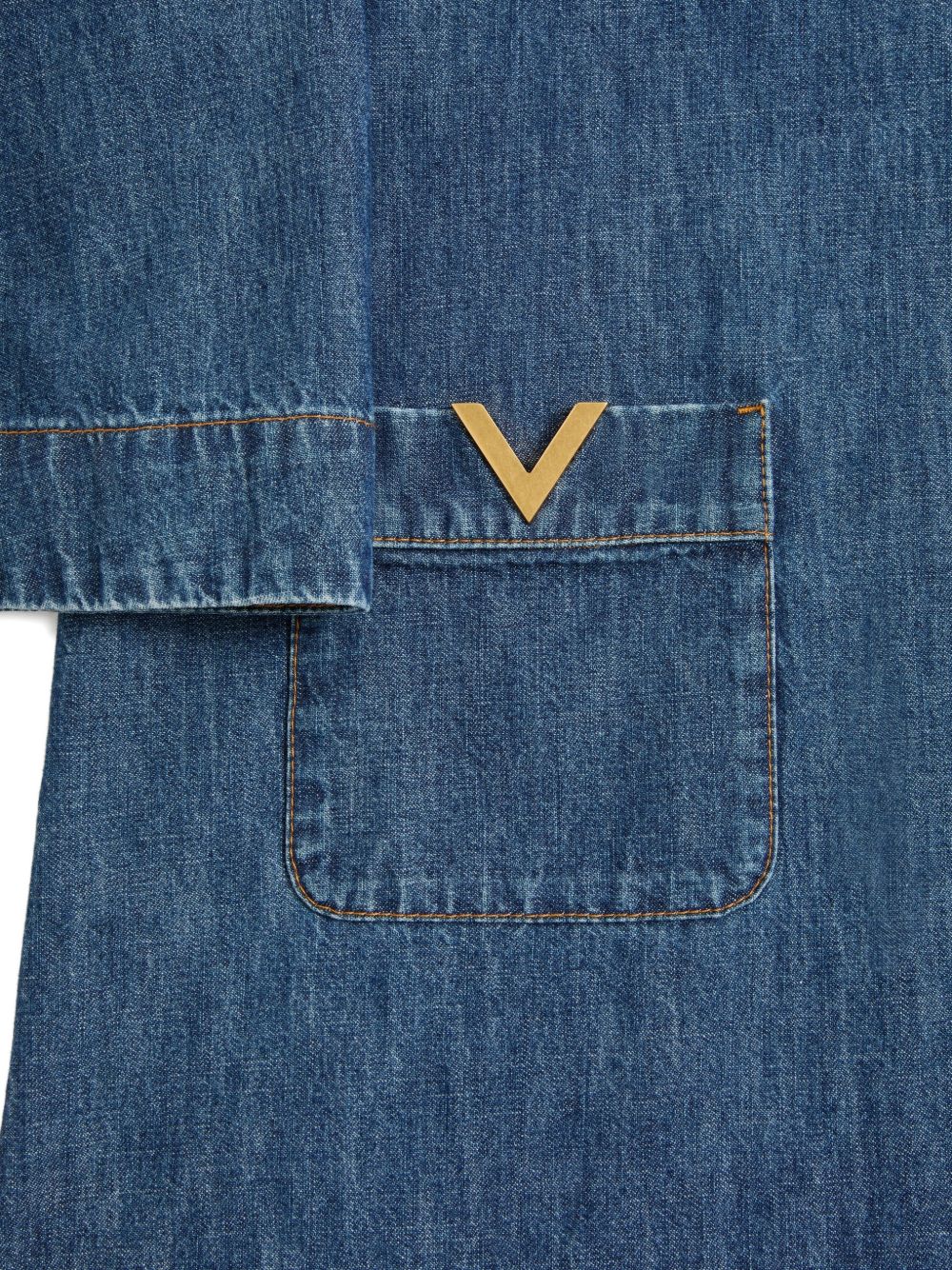 Valentino VLogo Signature denim short dress