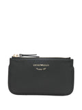 Emporio Armani Myea Deer-Print Card Holder With Zip