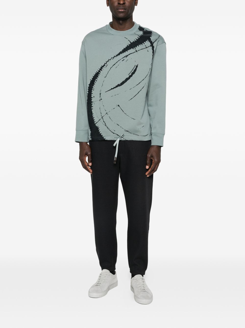 Emporio Armani Cotton crewneck sweathisrt