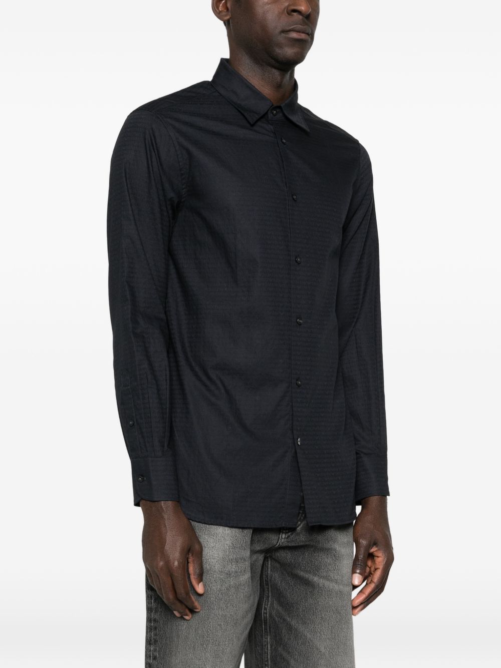 Emporio Armani Logo cotton shirt