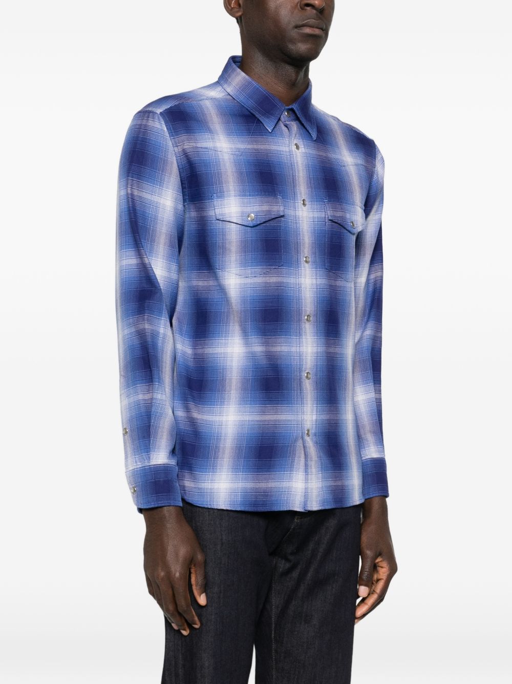 Tom Ford Cotton checked shirt