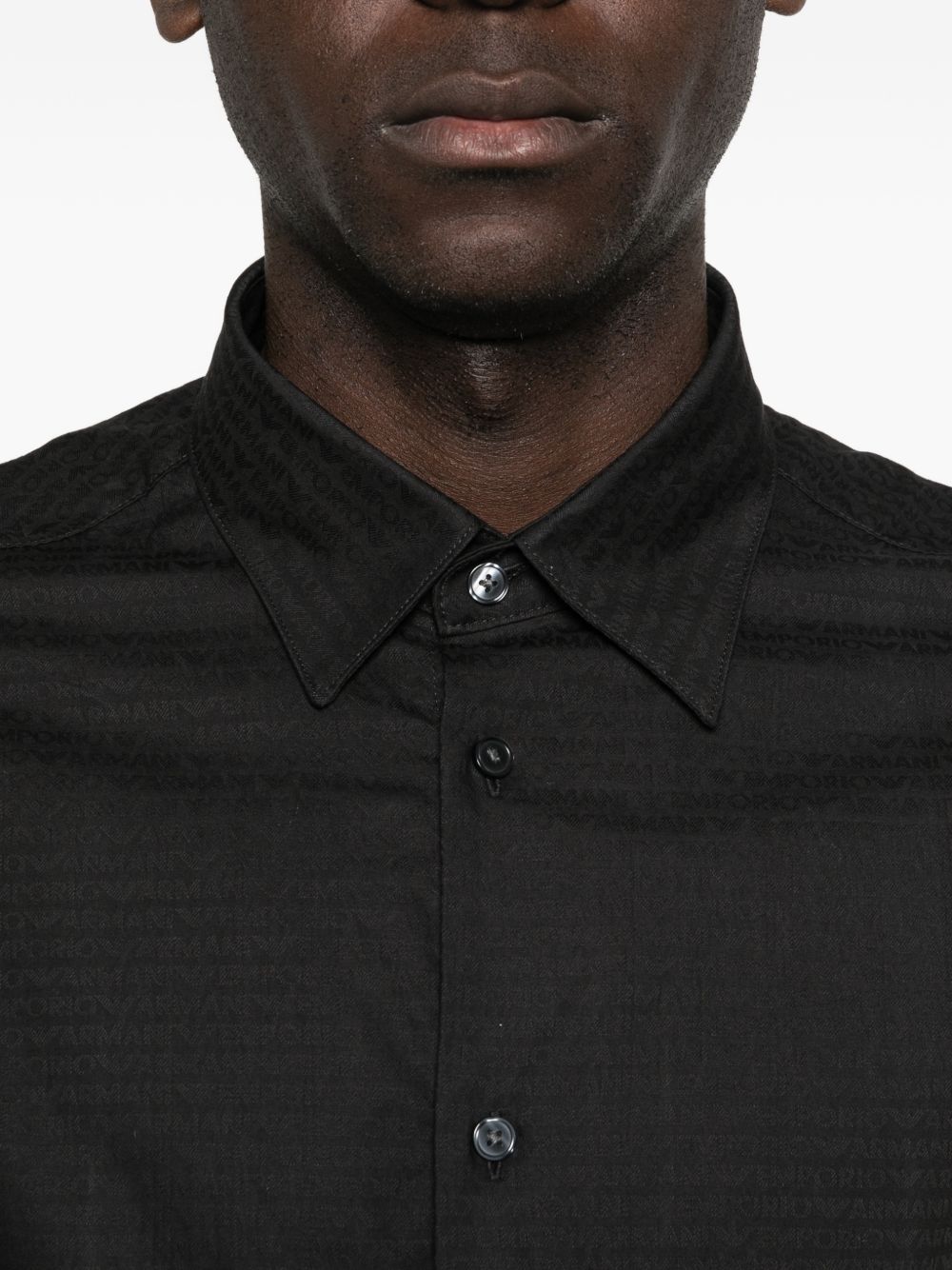 Emporio Armani Logo cotton shirt