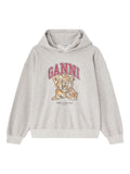 Ganni Margot Kitty organic cotton hoodie