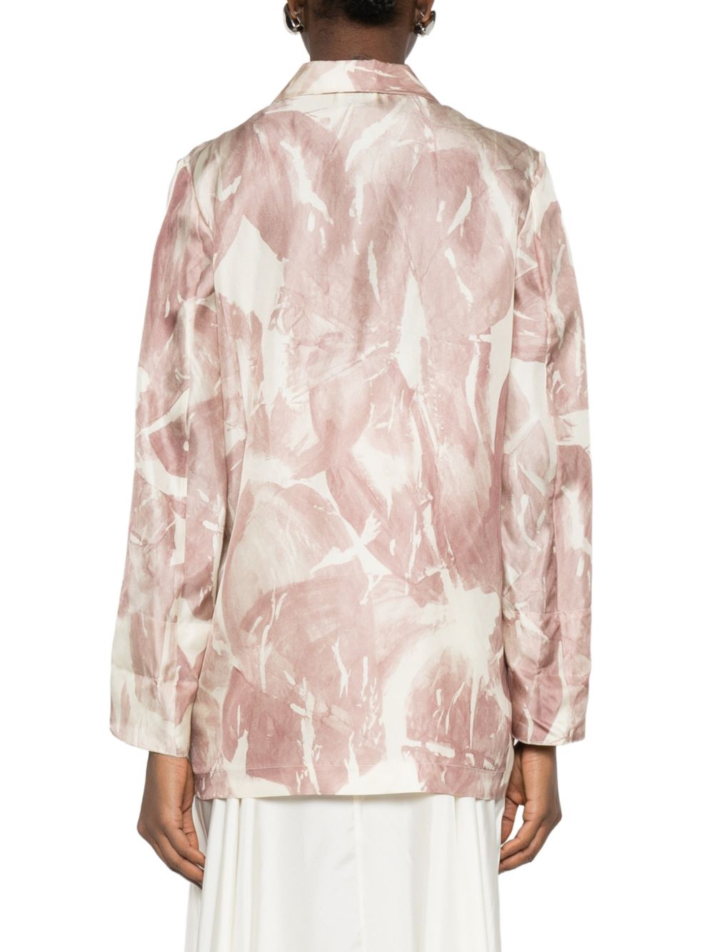 Alysi Printed single-breasted jacket