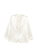 Alysi Silk & Nylon Single-breasted blazer jacket