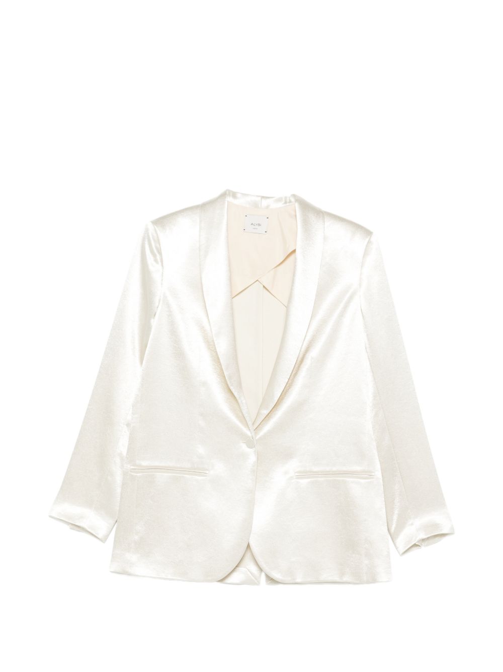 Alysi Silk & Nylon Single-breasted blazer jacket
