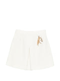 Emporio Armani A-line shape Tweed mini skirt